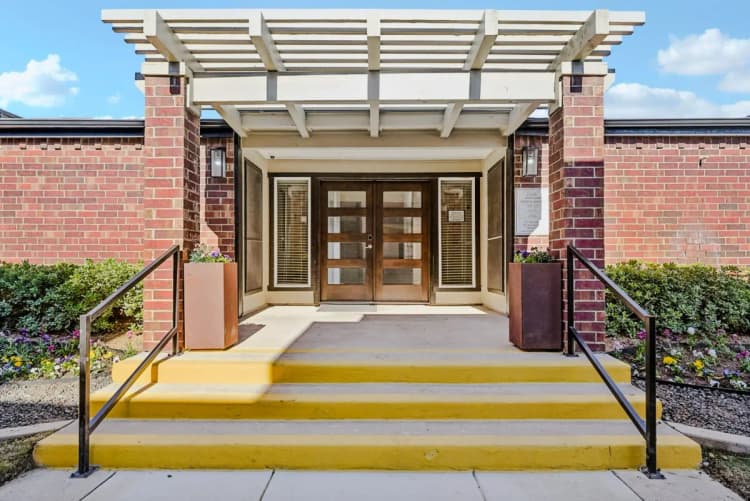 Arlington apartments for rent - image - Entrance of a Modern Building.webp