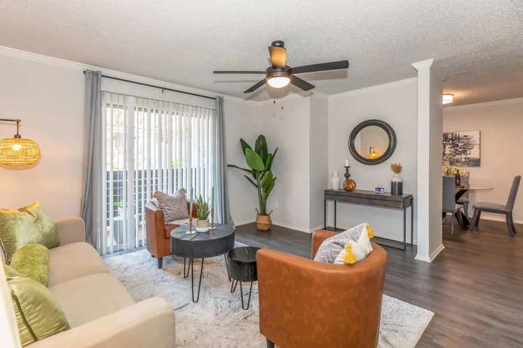 Arlington apartments for rent - image - The Hub B1 - Living Room1.jpg