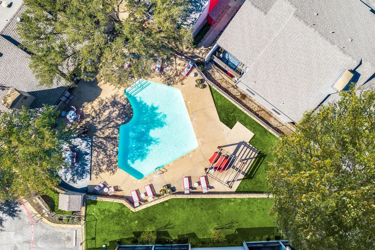 Arlington apartments for rent - image - The Hub - Swimming Pool Top View.jpg
