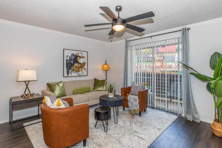 Arlington apartments for rent - image - The Hub B1 - Living Room.jpg