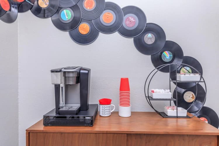 Arlington apartments for rent - image - Harmony Apartments - Coffee maker in Office.jpg