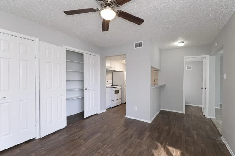 Arlington apartments for rent - image - Paisley (Abp) (Rain) - Living room & Kitchen.webp