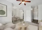 Arlington apartments for rent - image - Claremont - Living room 1.webp