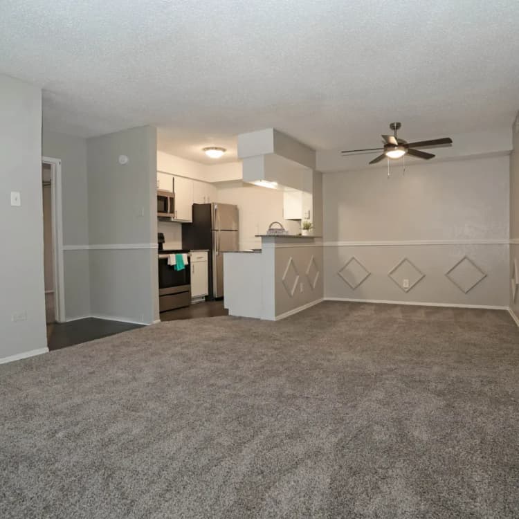 Arlington apartments for rent - image - Cedar Point Apts (Tc) - Living room & Kitchen.webp