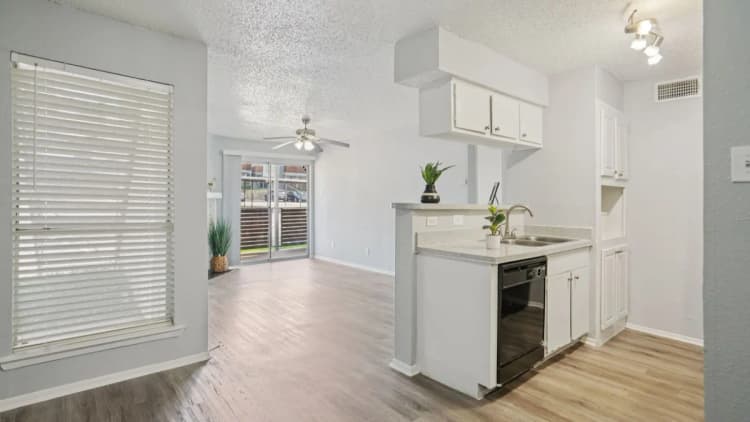 Arlington apartments for rent - image - Biltmore Apartments - Kitchen & Living room 2.webp
